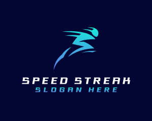 Lightning Speed Run logo design