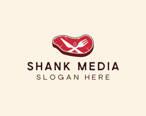 Red Steak Dinner logo design