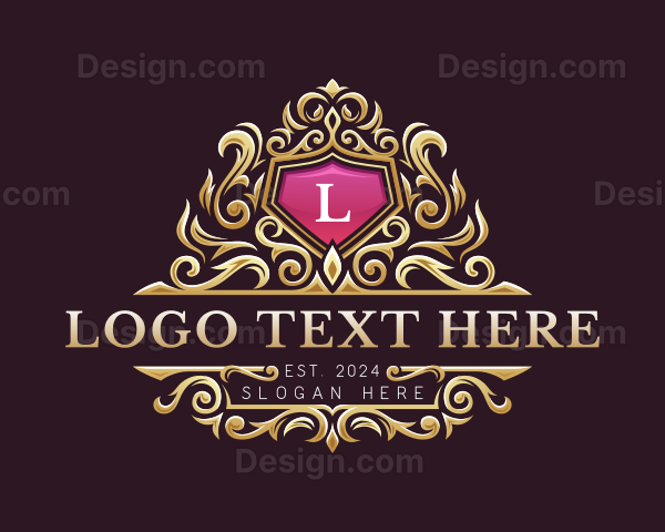 Luxury Crown Ornament Logo