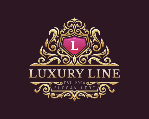 Luxury Crown Ornament logo design