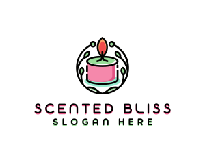 Scented Candle Spa logo design