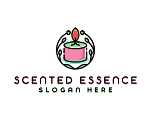 Scented Candle Spa logo design