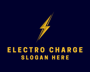 Lightning Electrical Power logo design