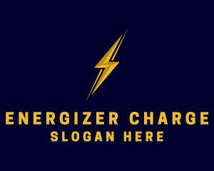 Lightning Electrical Power logo design