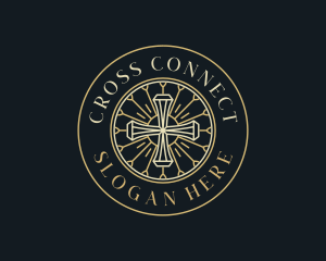 Holy Catholic Cross logo design