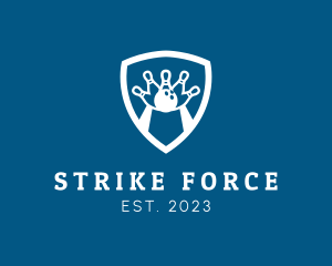 Bowling Strike Sport logo design