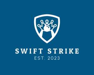 Bowling Strike Sport logo design