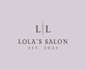 Classy Whimsical  Beauty Salon logo design