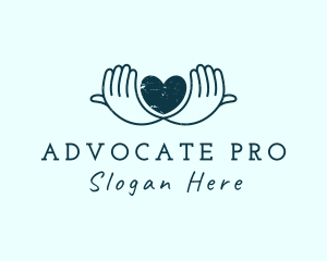 Heart Advocate Hand logo