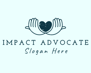 Heart Advocate Hand logo