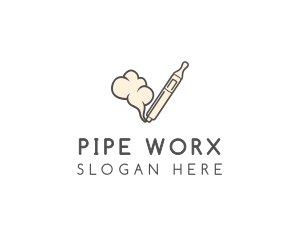 Smoking Vape Pen logo design