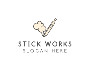 Smoking Vape Pen logo design