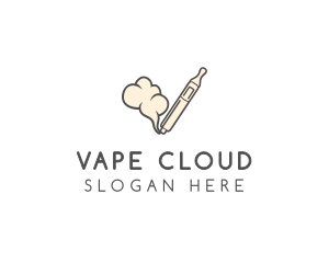 Smoking Vape Pen logo design