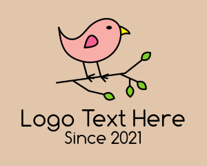 Eco Songbird Cartoon logo