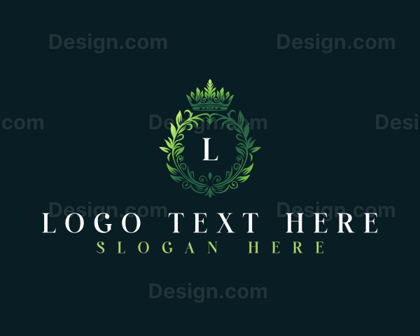 Elegant Ornament Crown Logo