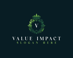 Elegant Ornament Crown logo