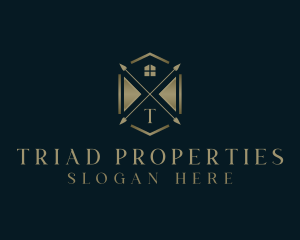 Realty Property Arrow logo design