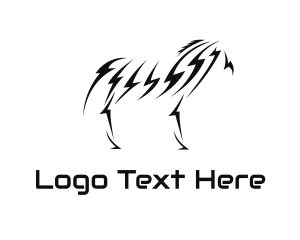 Thunder Zebra Pattern logo