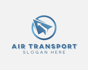 Logistics Plane Travel logo design