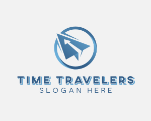 Logistics Plane Travel logo design