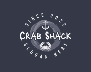 Nautical Anchor Crab  logo