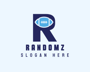 Blue R Football logo