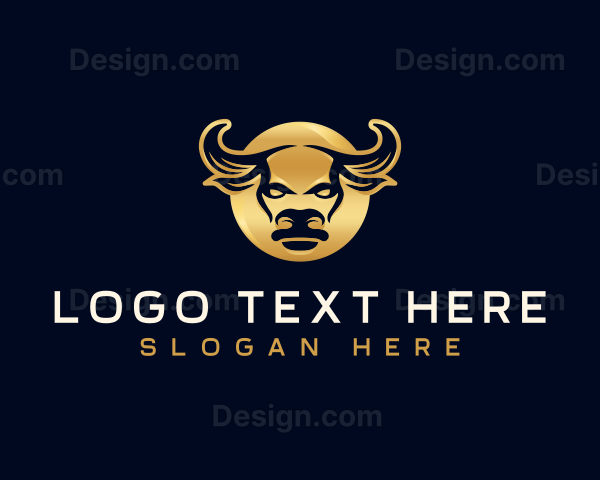 Premium Bull Horn Logo