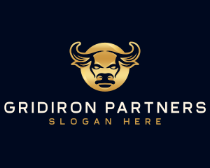 Premium Bull Horn logo design