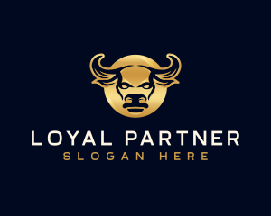 Premium Bull Horn logo design