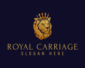 Royal Lion Crown logo design