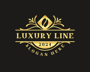 Luxury Coffee Cafe logo design