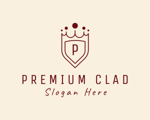 Premium Crown Shield logo design