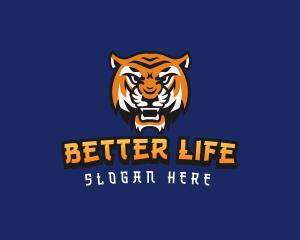 Wild Beast Tiger logo design