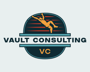 Pole Vault Athlete logo