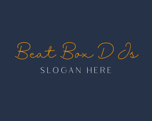 Cursive Handwritten Wordmark logo