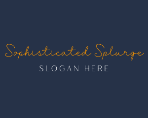 Cursive Handwritten Wordmark logo design