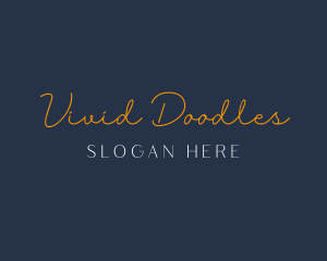 Cursive Handwritten Wordmark logo design