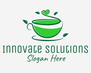 Natural Green Tea  Logo
