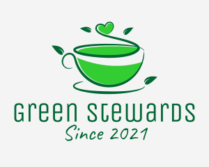 Natural Green Tea  logo design