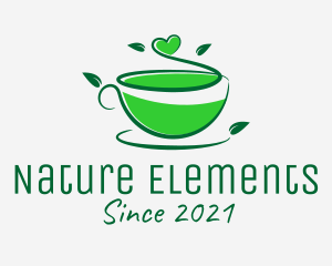 Natural Green Tea  logo design