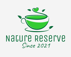 Natural Green Tea  logo design