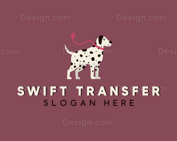 Pet Dog Leash Logo