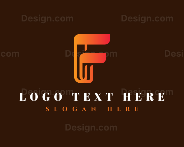 Elegant Corporate Letter F Logo