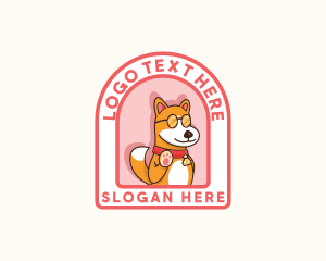 Cartoon Puppy Dog Logo