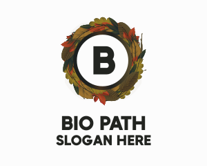 Autumn Forest Wreath logo design