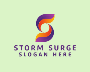 Business Hurricane Letter S  logo design