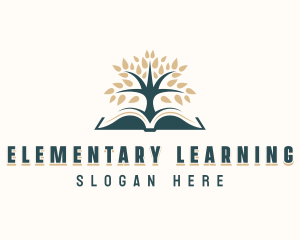 Literature Learning Tree logo design