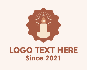 Boho Candle Stamp logo