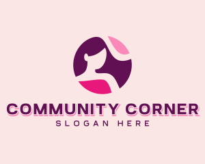 Female Support Community logo design