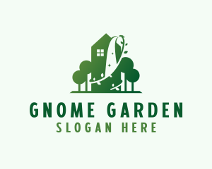 House Landscaping Garden logo design